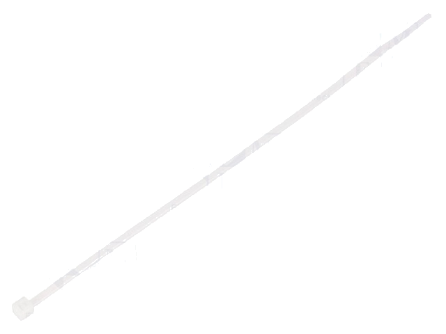 Kabelbinder; L: 165mm; W: 2,5mm; polyamide; 78,5N; natuurlijk Kabelbinder; L: 165mm; W: 2,5mm; polyamide; 78,5N; natuurlijk